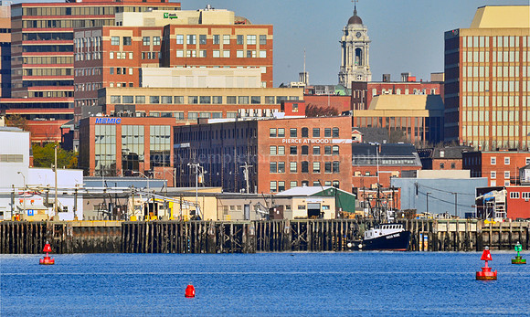 Merrill's Wharf and Skyline
