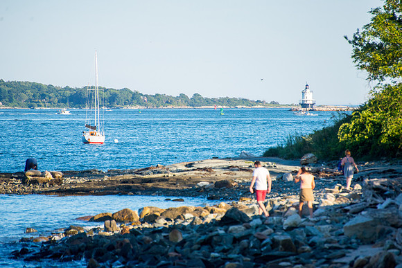 Eastern Promenade and East End Beach Summertime