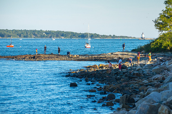 Eastern Promenade and East End Beach Summertime