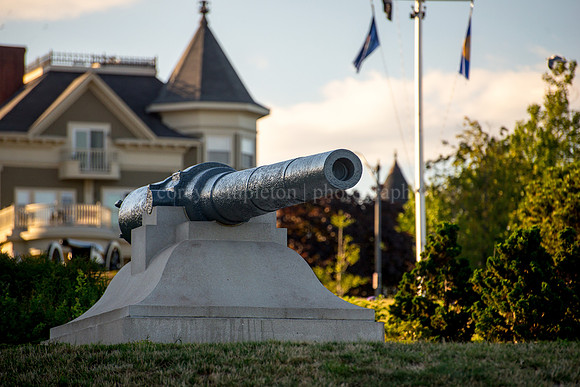 Cannon in Fort Allen Park on Munjoy Hill, Summer