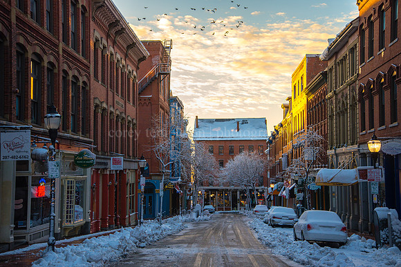 Exchange Street Snowy Morning, Dec. 2014 2