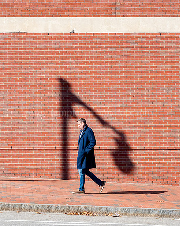 Man and Shadow, Spring Street