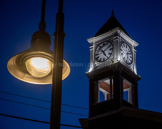 Woodford Corner Clock Tower and Streetlight