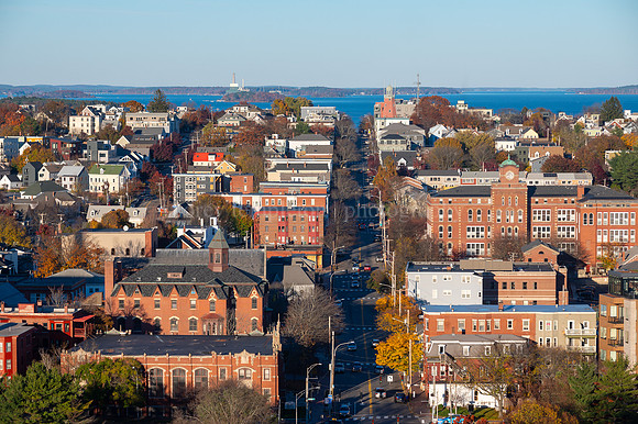 East on Congress Towards Munjoy Hill, from 201 Federal Street