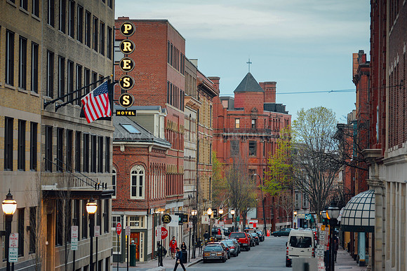 Down Exchange Street, May 2015
