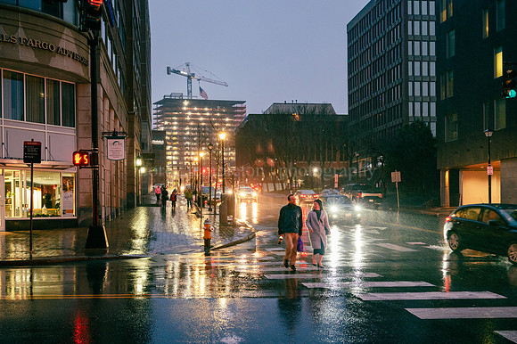 Union Street Night in Rain + 201 Federal
