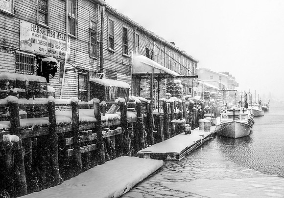 Harbor Fish Market (Black & White)