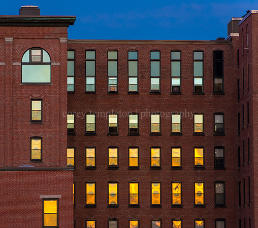Sunset, Congress Square Hotel Building