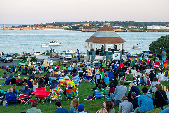 Music at Fort Allen Park, July 2015