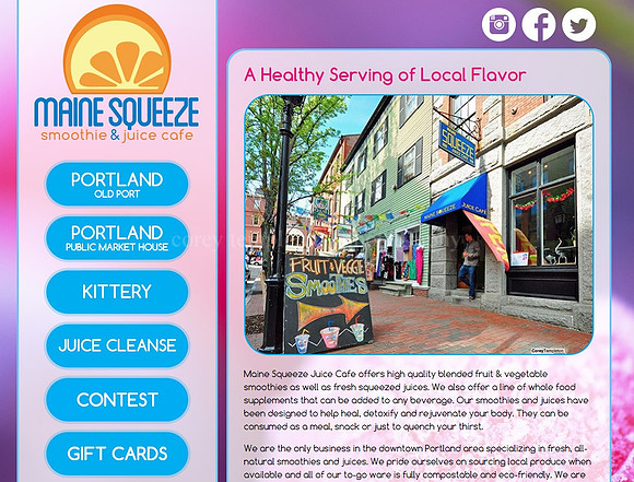 Maine Squeeze Website