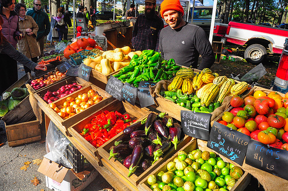Farmers Market Vendor in Deering Oaks