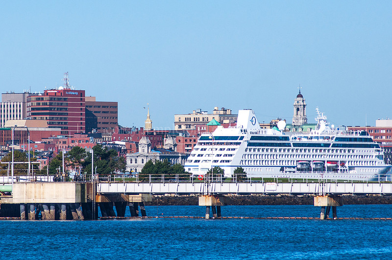 Portland, Maine New England City Skyline by Corey Templeton