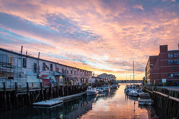 Custom House Wharf Sunrise - Nov. 2014