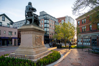 Longfellow Square Crisp Spring Morning with Flowers