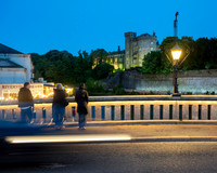 Kilkenny Ireland Castle from Bridge Night