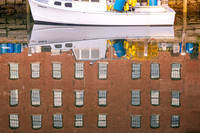 Lobster Boat and Merrill's Wharf Reflection