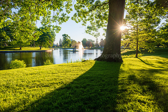 Deering Oaks Park Summer Sunrise at the Pond