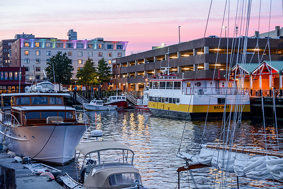 Maine Wharf Sunset 2