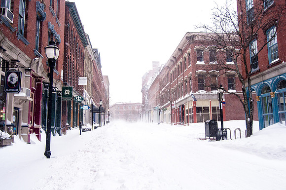 Empty Exchange Street