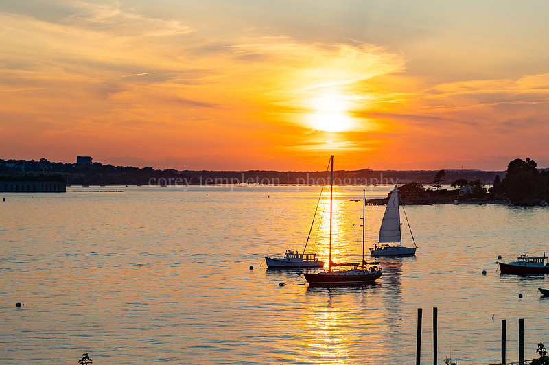 Peaks Island Summer Sunset