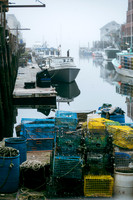 Custom House Wharf Summer Foggy Morning