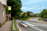 Highway Outside of Howie's Pub in East Deering Washington Avenue