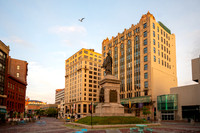 Monument Square Summer Sunrise