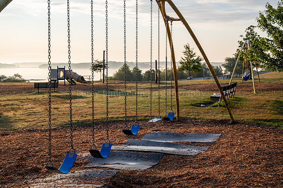 Eastern Promenade Playground and Slope, Summer