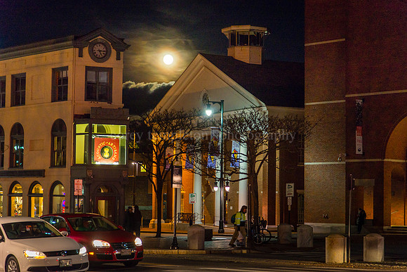 The Moon from Congress Square