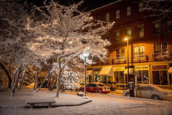 Snow in Post Office Park