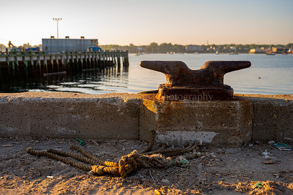 Bollard at End of Merrill's Wharf