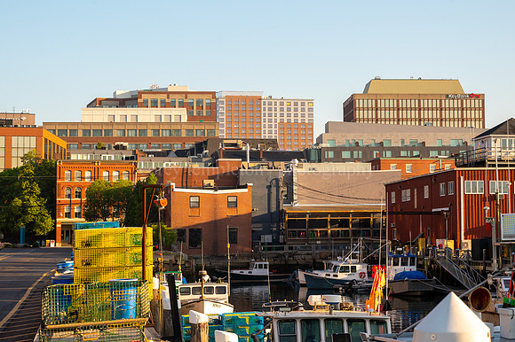 201 Federal Street Skyline from Merrill's Wharf