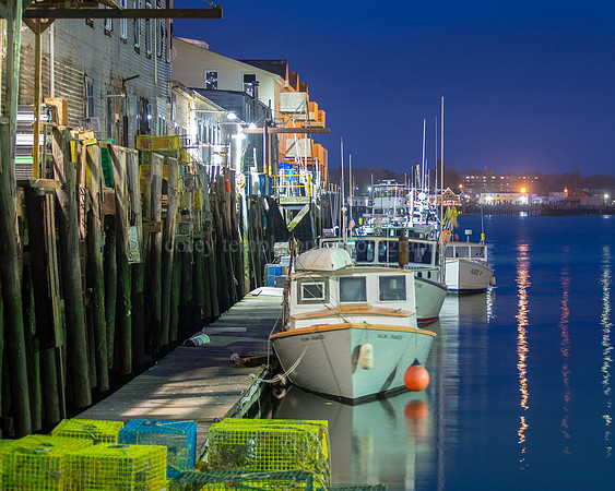 Custom House Wharf Boats, February 2016