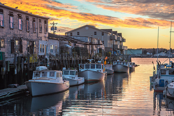 Custom House Wharf Sunrise - Nov. 2014