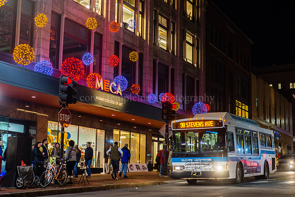 Maine College of Art Lights, Dec. 2015