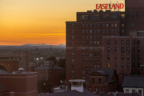 Sunset & Mountains Beyond Portland
