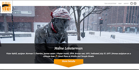 Portland Public Art Committee Website