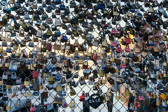 Love Locks Fence, November 2015