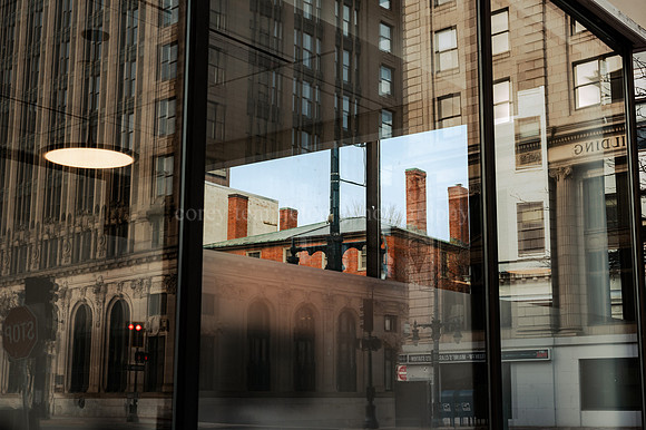 Reflections and Longfellow House Monument Square