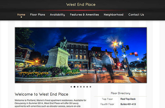 West End Place Website