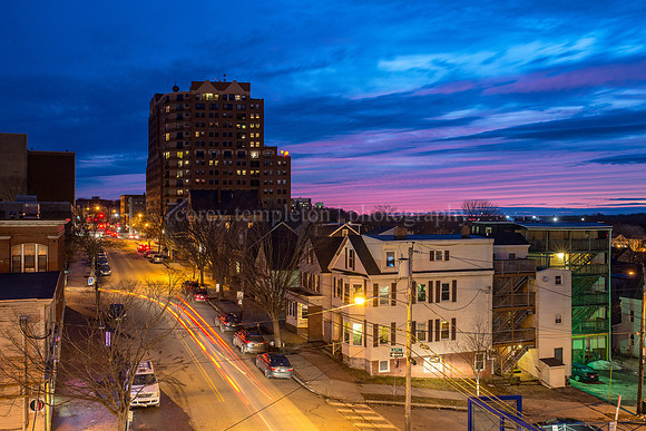 Cumberland Avenue Winter Sunset