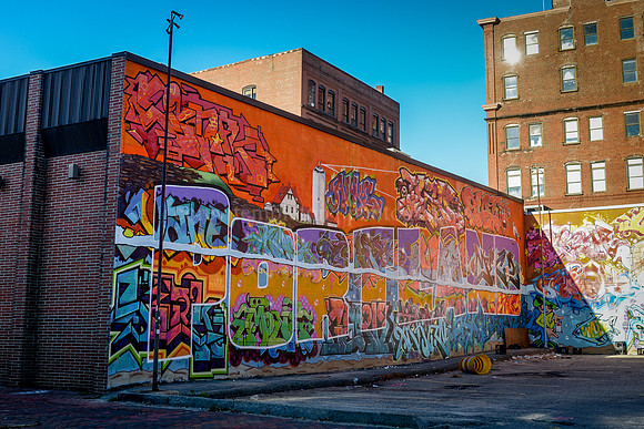 Asylum Graffiti Wall