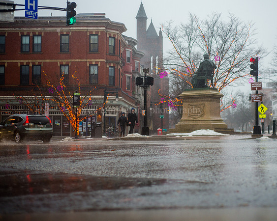 Rainy Longfellow Square