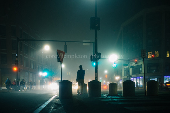 Fog in Congress Square