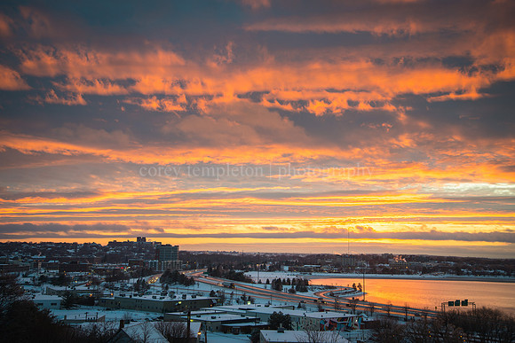 Sunset Looking West