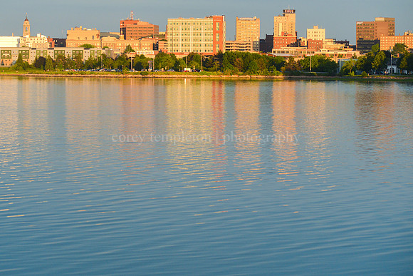 Back Cove City Skyline