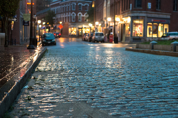 Fore Street, Rainy Summer Evening