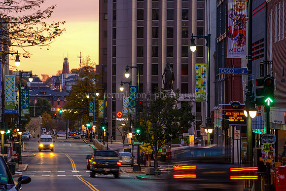Congress Street - Autumn Sunrise 2