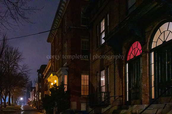 New Years Eve State Street in Rain
