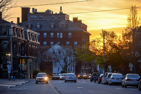 Skies of Gold, West on Congress Street